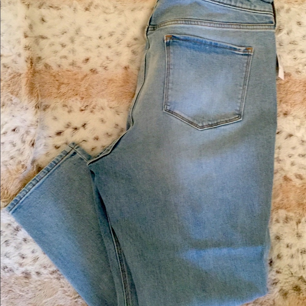 Lightly distressed jeans